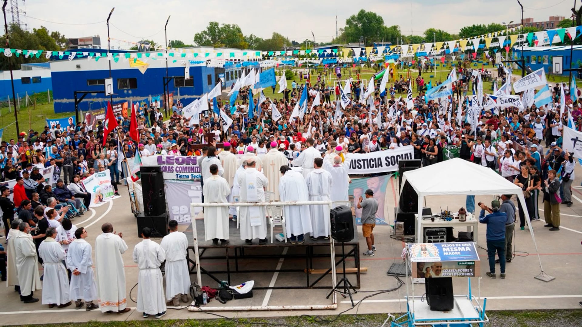 León XIV: movimientos populares y Vaticano presentan documento en La Matanza