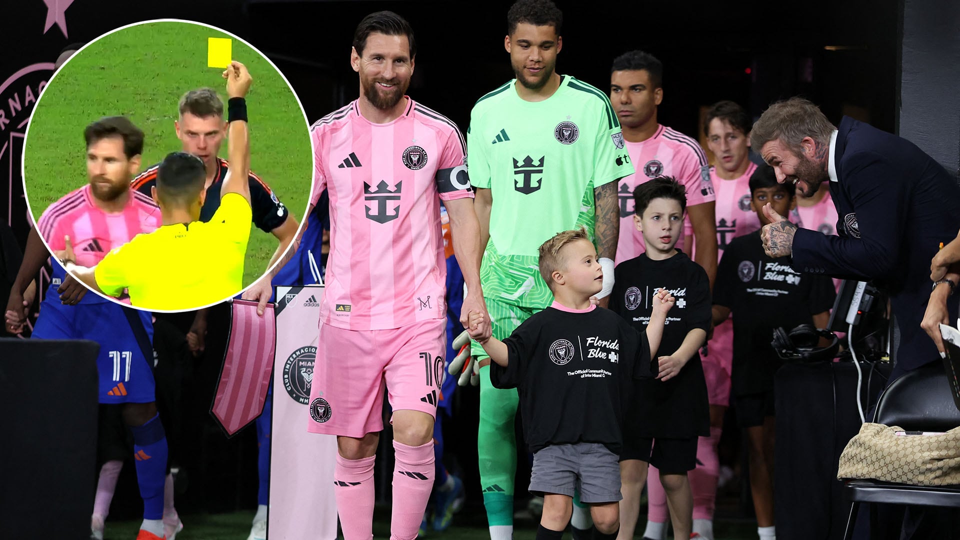 Messi, amonestado y con destellos: Inter Miami empató 2-2 en MLS